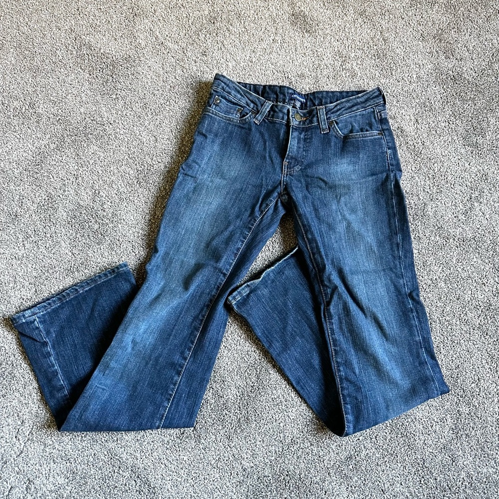 Boston Proper Womens Bootcut Jeans Size 4 Blue Dark Wash